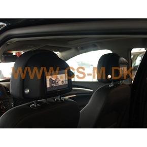 Opel Insignia VST skærme monteret i bilens original nakkestøtter